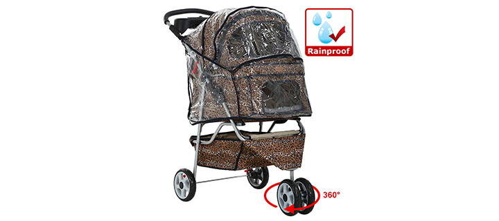 All Terrain Stroller from BestPet with 3 Wheels