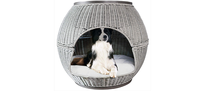 The Refined Canine Cocoon Shaped Dog House