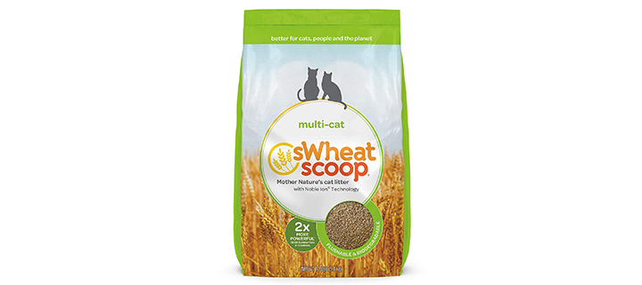 sWheat Scoop Flushable Cat Litter with Noble Ion Technology